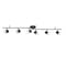 Designers Fountain 4.33 ft 6-Light Black Integrated LED Track Lighting Kit with Adjustable Bar & 6-Rotating Track Heads EVT61047D3-05 - alternate 1
